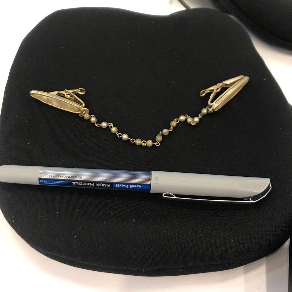 Vintage jacket/sweater clips